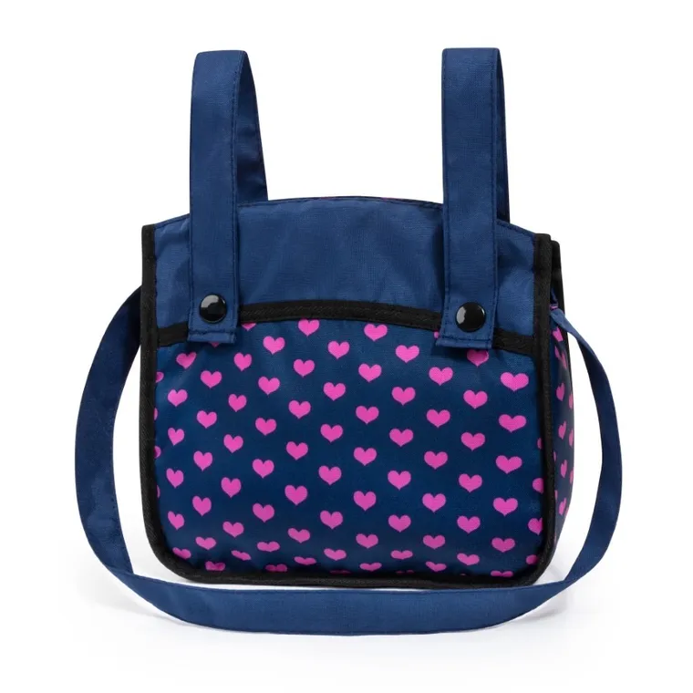 Bayer Design, Xeo Combi, głęboki wózek dla lalek z torbą, niebieski z jednorożcem