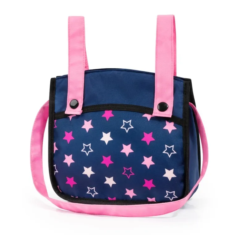 Bayer Design, Xeo Combi, głęboki wózek dla lalek z torbą, niebieski z wróżką