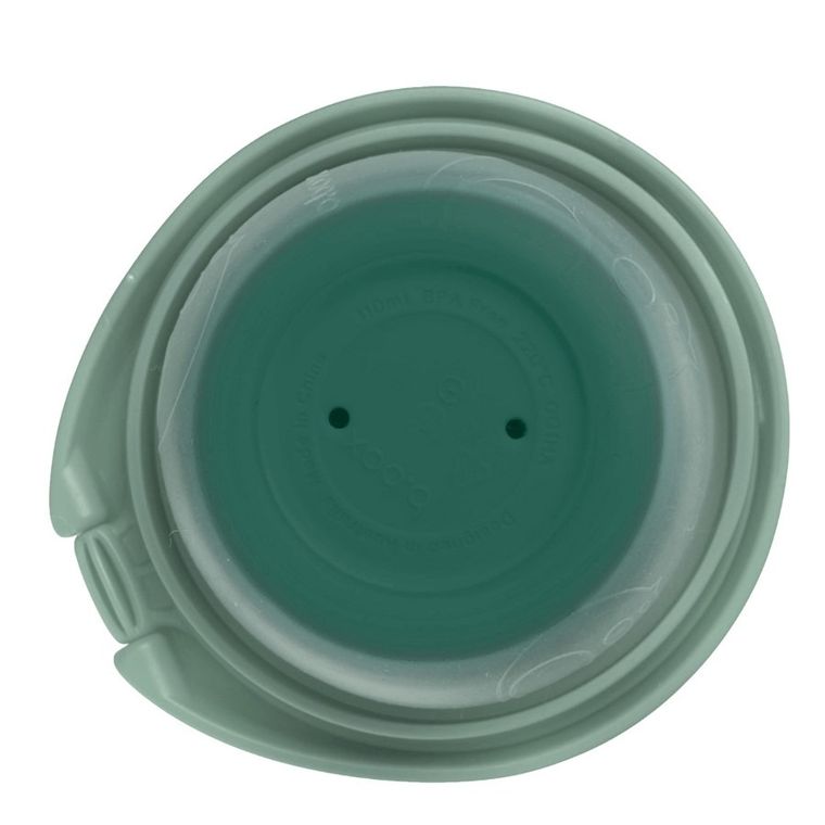 b.box, Fill+feed, silikonowa miseczka z pokrywką do karmienia, Sage