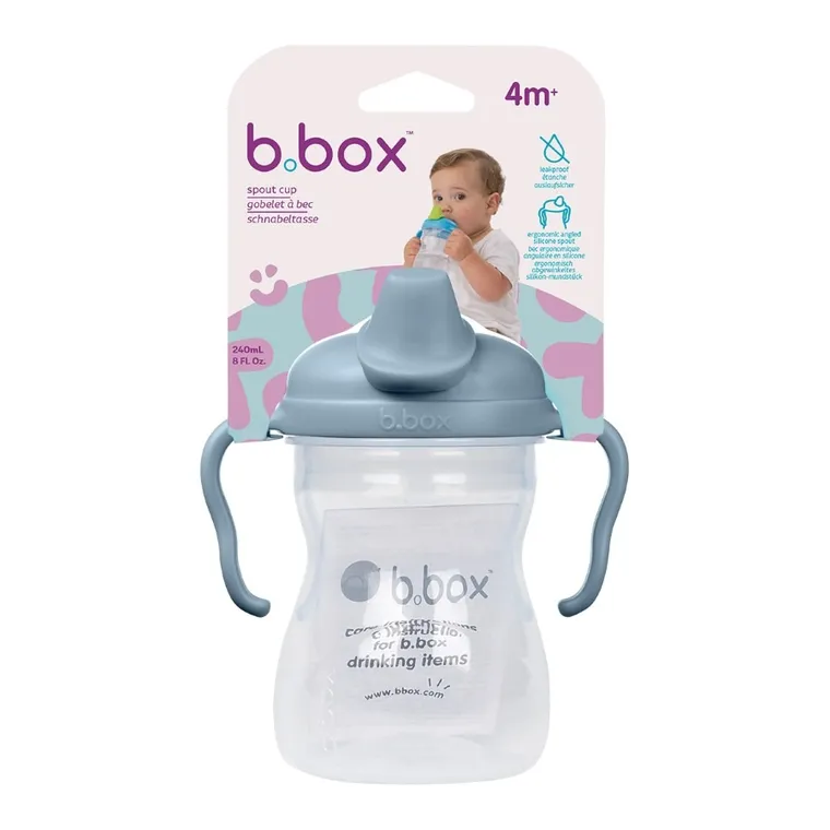 b.box, kubek z miękkim ustnikiem, błękitny