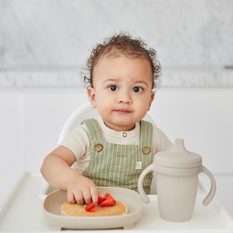 b.box, silikonowy kubek z ustnikiem, latte