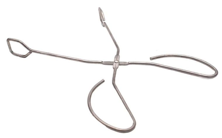 BBQ Line, szczypce do grilla, srebrne, 27 cm