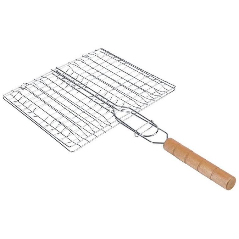 BBQ, ruszt do grillowania burgerów, stalowy, 23-43 cm