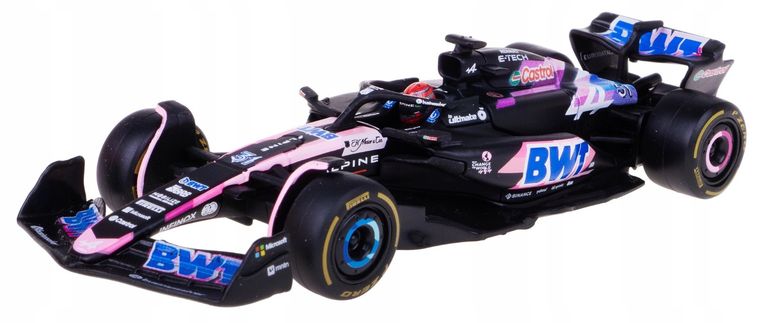 Bburago, Alpine A524 Bahrain GP 2024, Bolid F1, model pojazdu, 1:43
