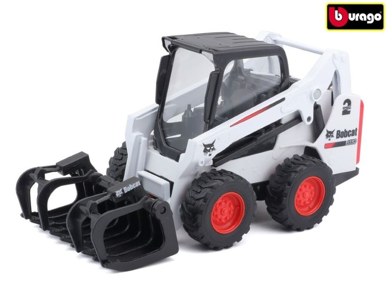 Bburago, Bobcat S590 Skid-Steer Loader Grapple, wózek widłowy