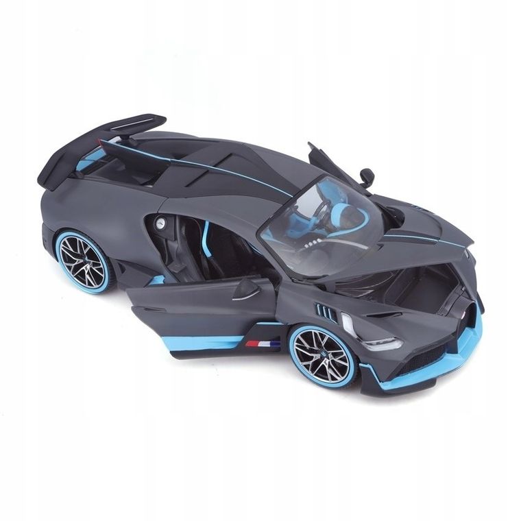 Bburago, Bugatti Divo Flat, model pojazdu, 1:18, Dark Grey
