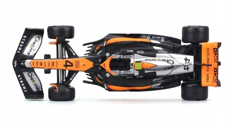 Bburago, McLaren F1 Team MCL60 Lando Norris, model pojazdu wyścigowego, 1:43