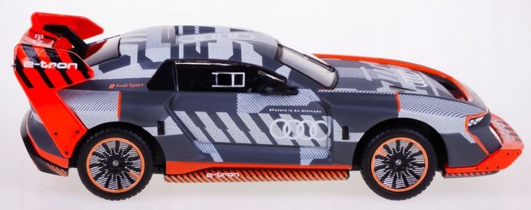 Bburago, Race Audi S1 E-Tron Quattro, model pojazdu, grey, 1:43