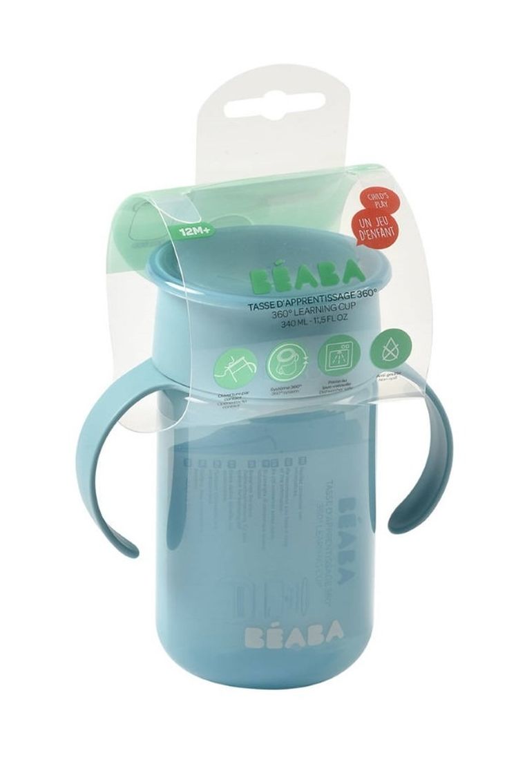 Beaba, 360, kubek treningowy, 340ml, Blue