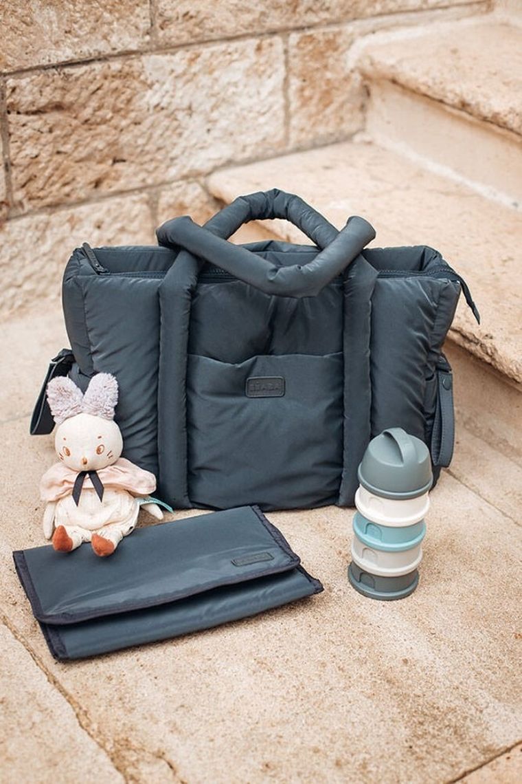 Beaba, Puffy Paris, torba dla mamy, Dark heather grey