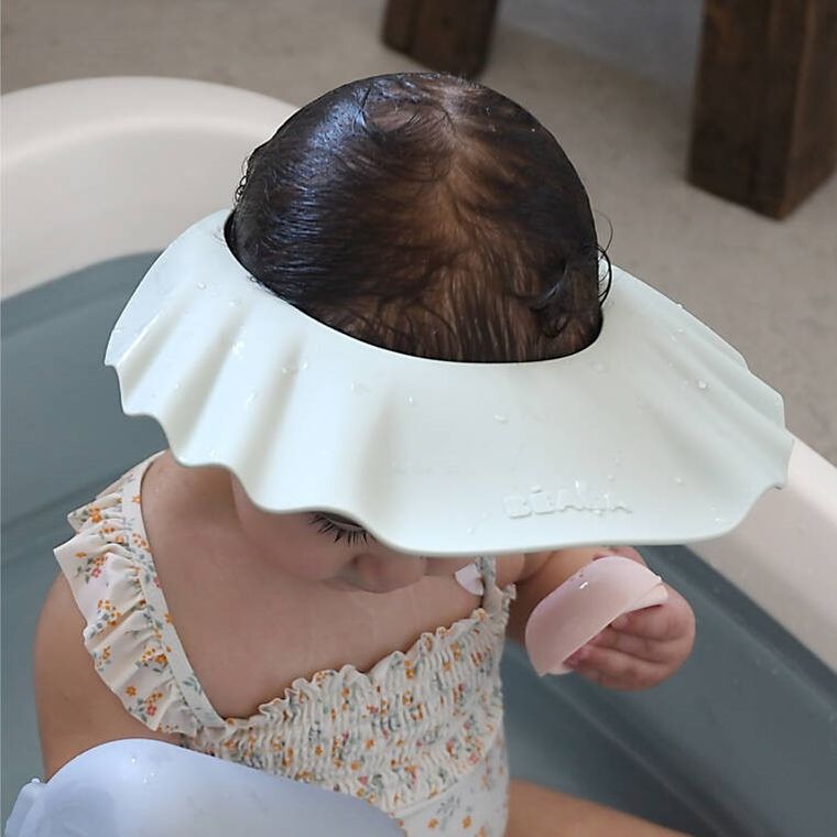 Beaba, silikonowy daszek do mycia głowy, Misty Green