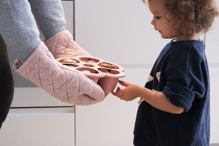 Beaba, silikonowy pojemnik do mrożenia, old pink, 6-150 ml