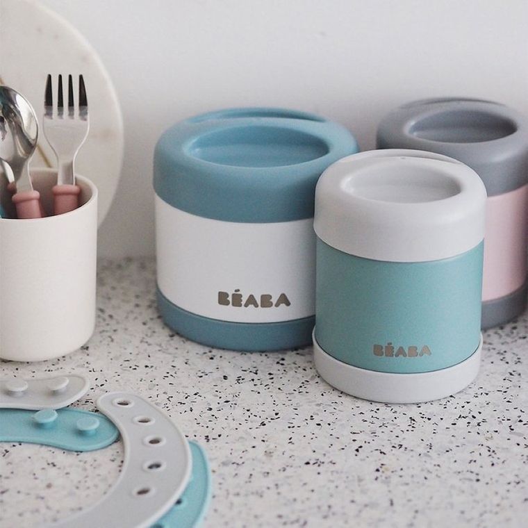 Beaba, termos, Light Mist, Eucalyptus Green, 300 ml