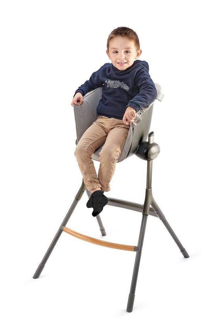 Beaba, Up&Down, Junior, miękki wkład do krzesełka do karmienia, Grey