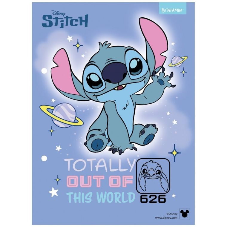 Beniamin, Lilo i Stitch, wkłady do segregatora, A5, 13 szt.