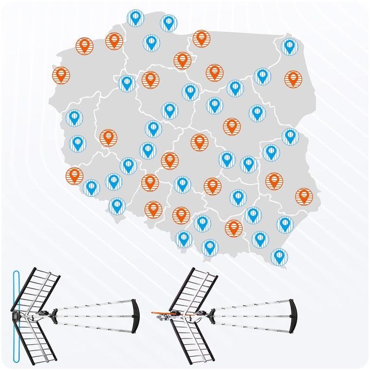 Berdsen, antena zewnętrzna kierunkowa TV, ultra HD 4K, BD-953