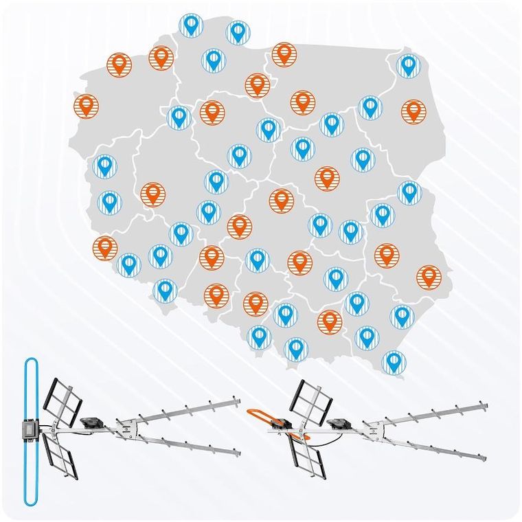 Berdsen, antena zewnętrzna kierunkowa TV, ultra HD 4K, BD-954