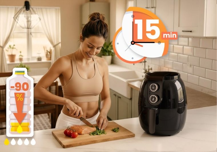 Berdsen, frytkownica beztłuszczowa, air fryer, 3,6l, BD-650
