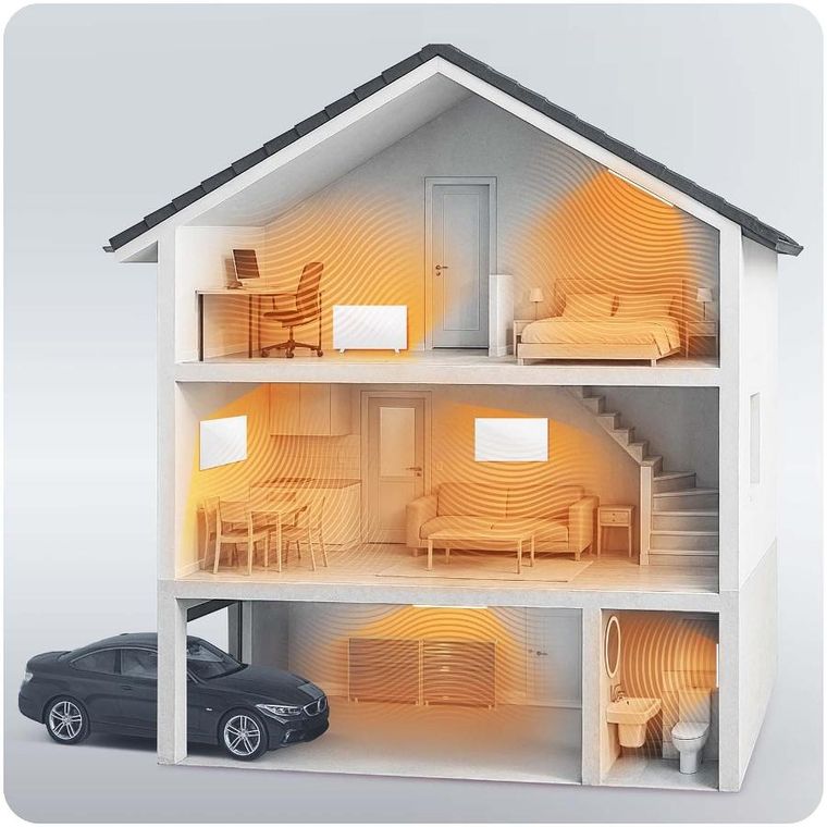 Berdsen, grzejnik na podczerwień, promiennik podczerwieni, 720 W, BD-982