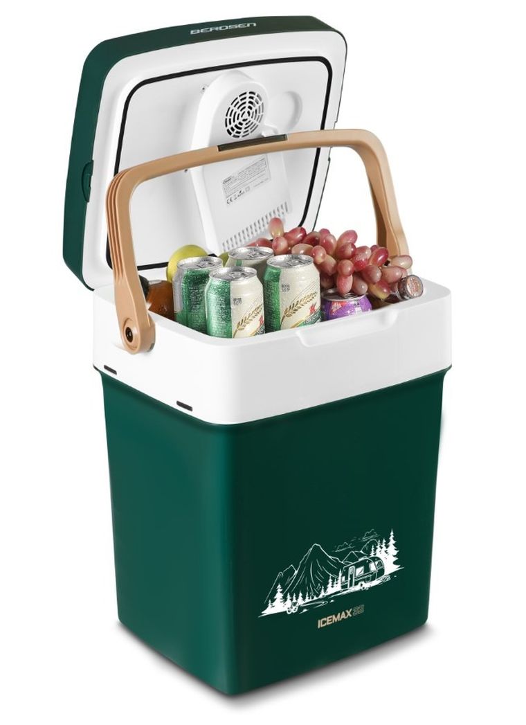 Berdsen, Icemax, lodówka turystyczna, tryb Eco, zielona, 29l