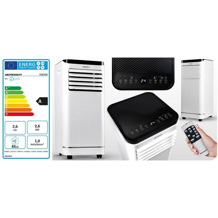 Berdsen, klimatyzator przenośny, 9000 BTU, BD-583