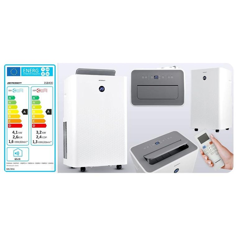 Berdsen, klimatyzator przenośny, osuszacz, 14000 BTU, BD-584