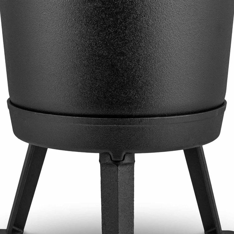 Berdsen, kociołek żeliwny, demontowany, garnek i patelnia, 8l