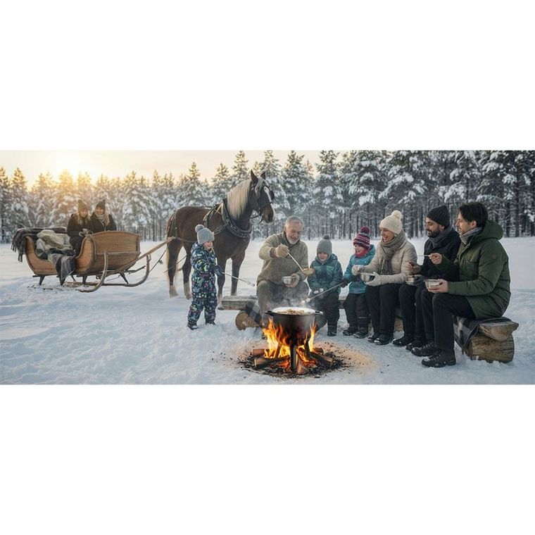 Berdsen, kociołek żeliwny, emaliowany, 8l