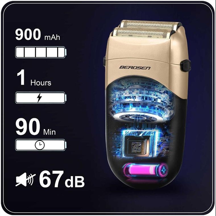 Berdsen, maszynka foliowa, czarno-złota