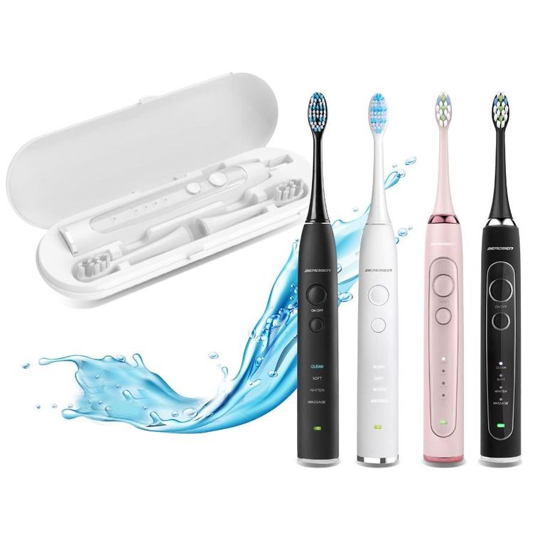 Berdsen, Sonica B3 & B4, etui podróżne na szczoteczki soniczne, czarne