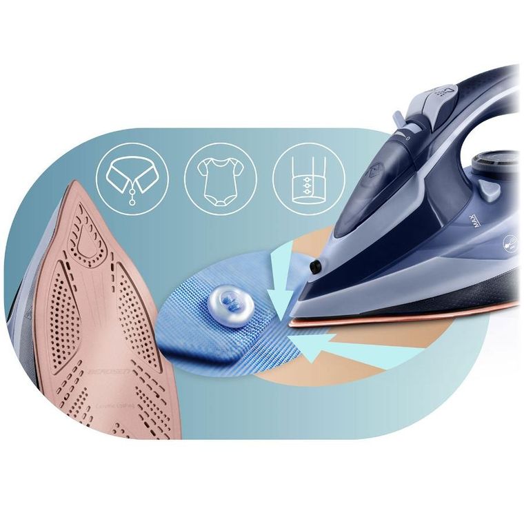 Berdsen, żelazko parowe, ceramiczna powłoka, praca w pionie, 3000W, BD-330