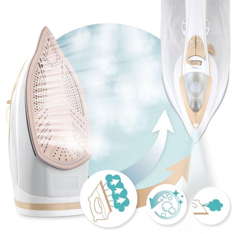 Berdsen, żelazko parowe, ceramiczna powłoka, praca w pionie, 3000W, BD-330