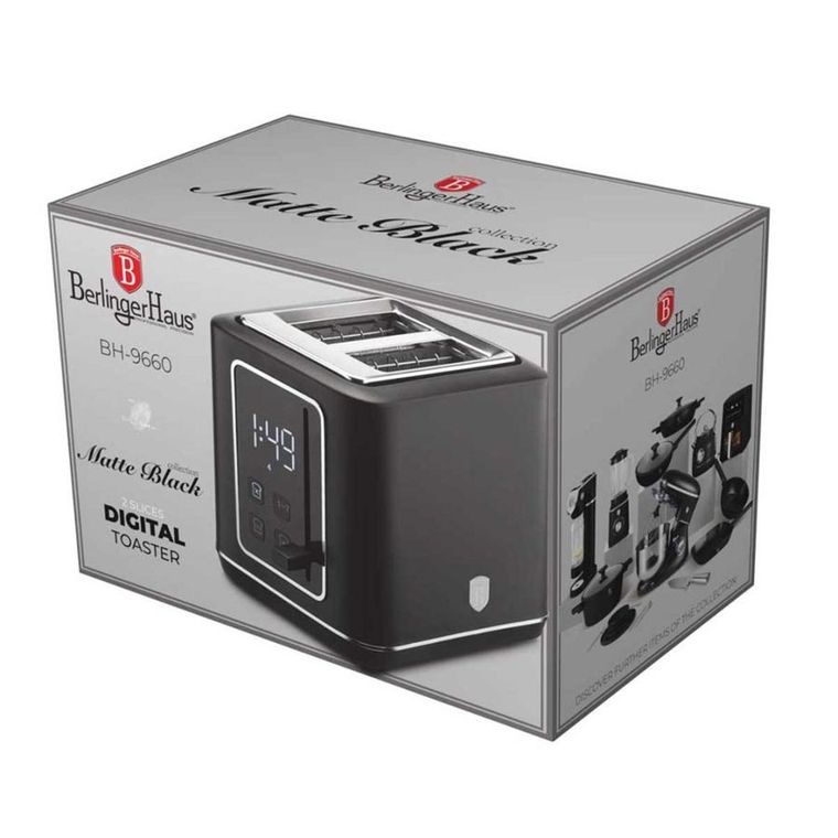 Berlinger Haus, cyfrowy toster do grzanek, matte black
