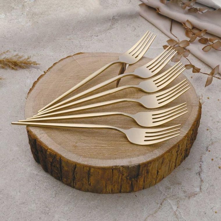 Berlinger Haus, sztućce, połysk champagne, 24 elementy