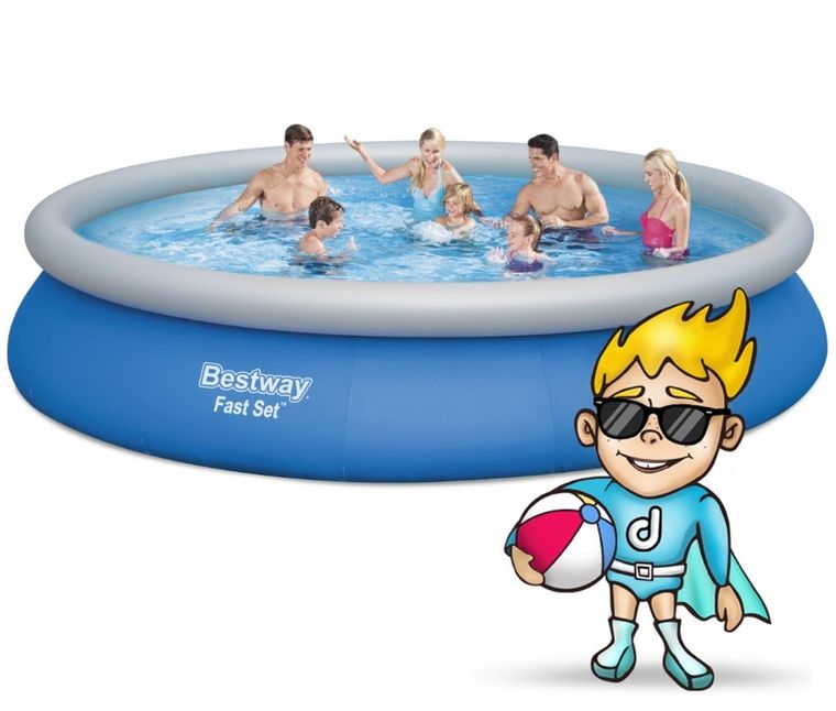 Bestway, basen ogrodowy rozporowy, 457-84 cm, zestaw 17w1