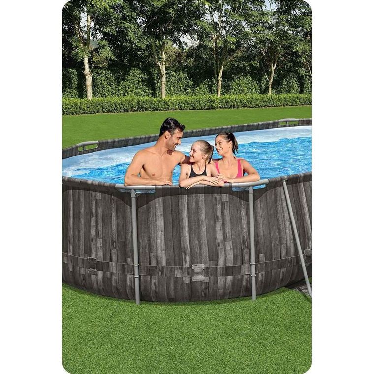 Bestway, basen ogrodowy, stelażowy, 18w1, 610-366-122 cm