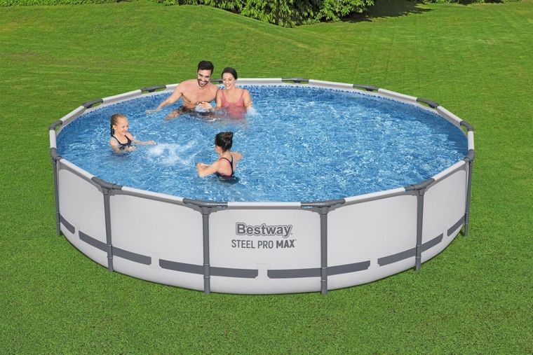 Bestway, basen ogrodowy stelażowy, 427-84 cm, zestaw 17w1