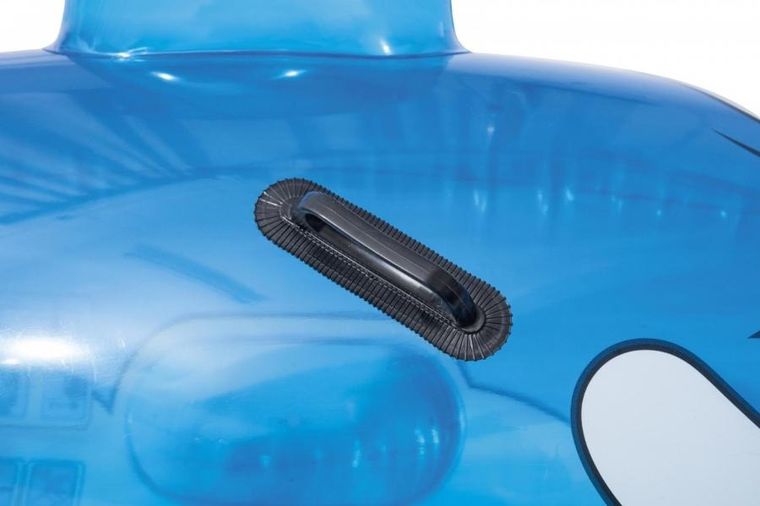 Bestway, delfin do pływania z uchwytami, transparentny, 1.57-94 cm