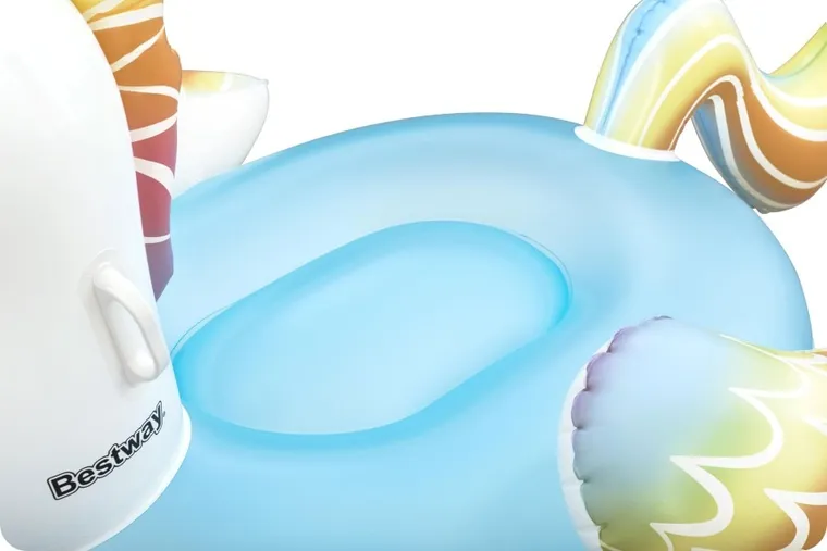 Bestway, dmuchany jednorożec, 150-117 cm