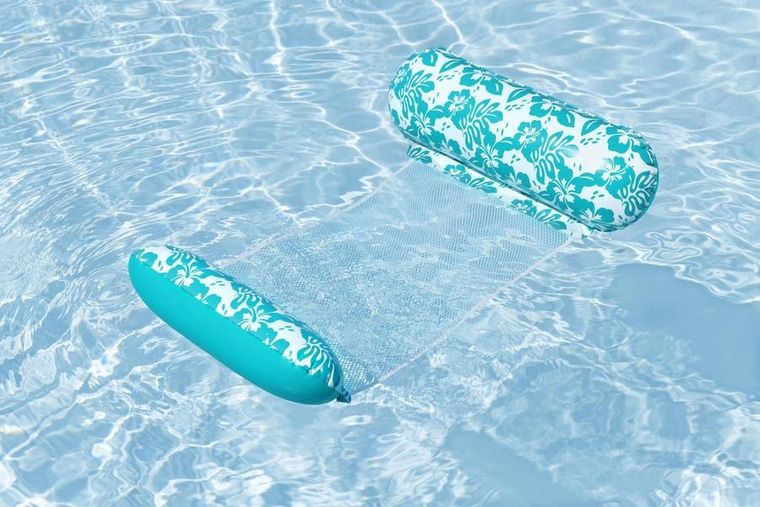 Bestway, dmuchany materac do pływania, siatkowy, miętowy, 140-87 cm