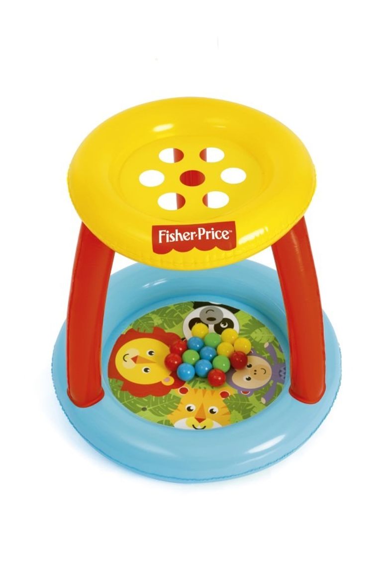 Bestway, Fisher-Price, basenik z daszkiem, 89-89-84 cm