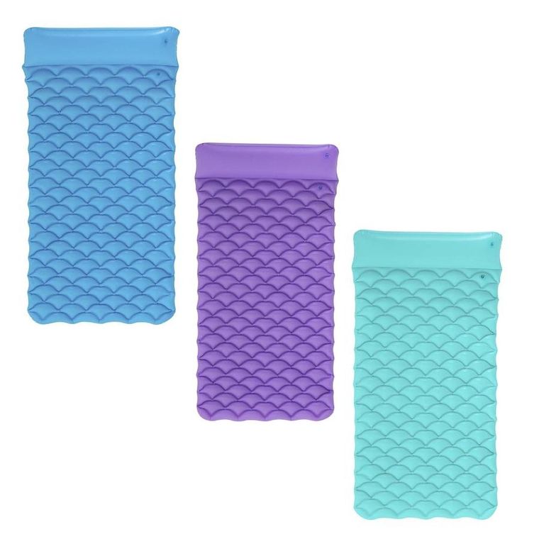 Bestway, Float'n'Roll, materac plażowy, niebieski, 213-86 cm