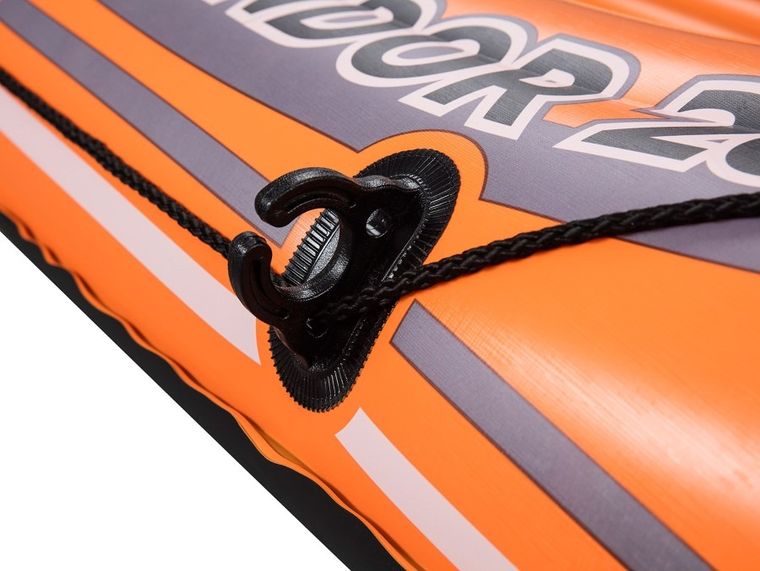 Bestway, Hydro Force, Komandor 2000, ponton, z wiosłami i pompką, 196-114 cm