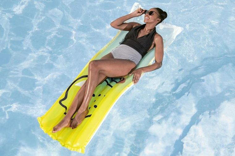 Bestway, materac dmuchany, cytrynka, 183-69 cm