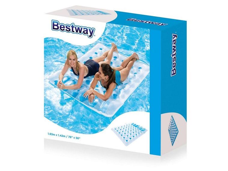 Bestway, materac dmuchany, plażowy, dwuosobowy, 193-142 cm