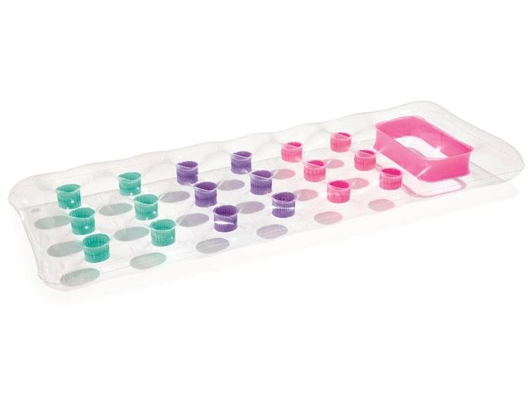 Bestway, materac plażowy z okienkiem, różowy, 188-71 cm