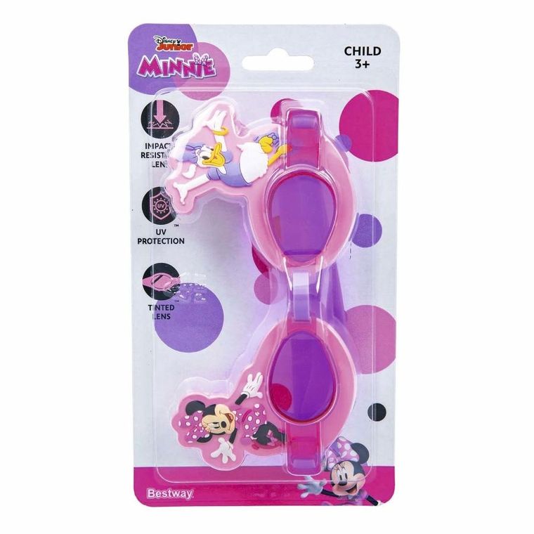 Bestway, Myszka Minnie, okularki do pływania dla dzieci