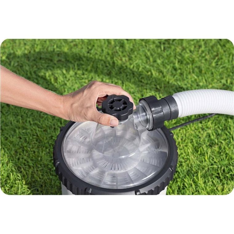 Bestway, pompa filtrująca do basenu, 5678 l/h + kulki filtrujące