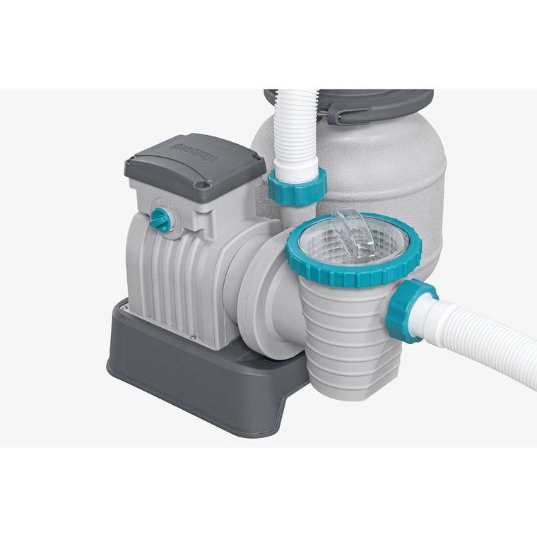 Bestway, pompa piaskowa do basenów + kulki filtracyjne, 6056 l/h, 58497