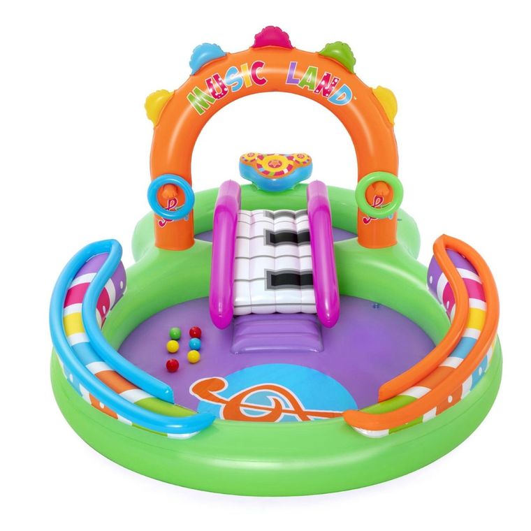 Bestway, Sing 'N splash, plac zabaw, dmuchany, 295-190-137 cm